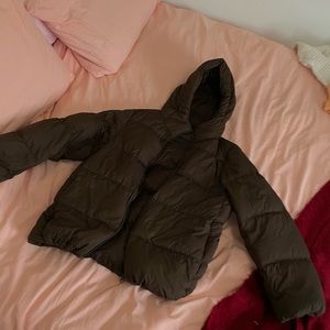 Uniqlo Ultralight down coat with hood